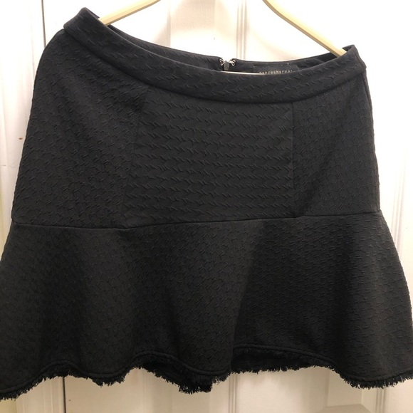 Elegant Black Textured women’s classic edge casual business women’s Skirt Size M - Picture 2 of 14